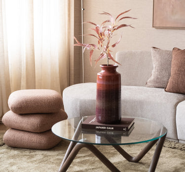 Large Deco Vase Decennia Burgundy - Things I Like Things I Love