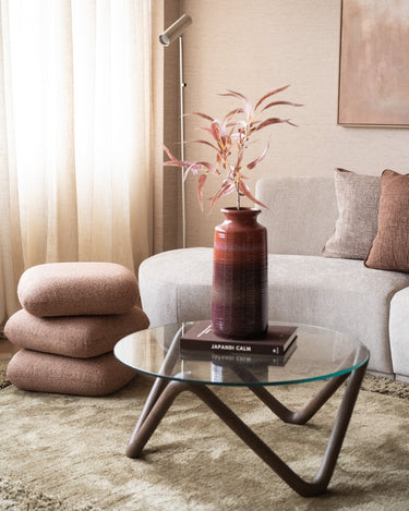 Large Deco Vase Decennia Burgundy - Things I Like Things I Love