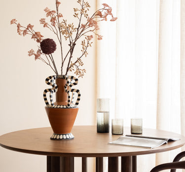 Large Deco Vase Dusa Terracotta - Things I Like Things I Love