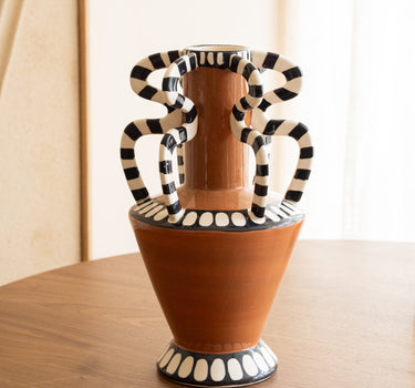 Large Deco Vase Dusa Terracotta - Things I Like Things I Love