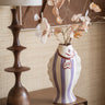 Large Deco Vase Fish Lila Stripe - Things I Like Things I Love