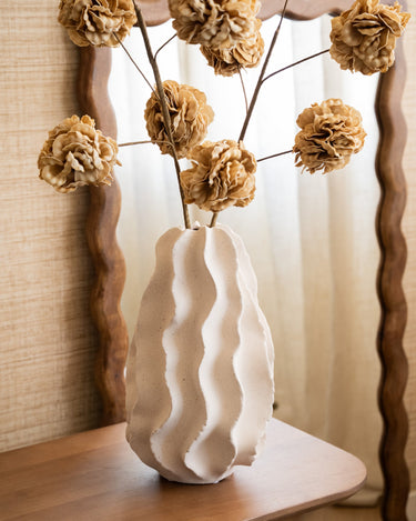 Large Deco Vase Nelani Wavy - Things I Like Things I Love