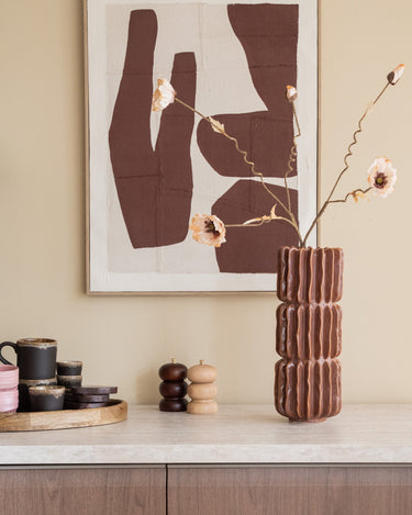 Large Deco Vase Pillar Terra - Things I Like Things I Love