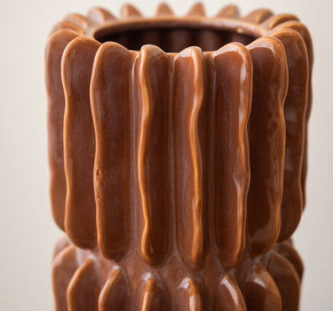 Large Deco Vase Pillar Terra - Things I Like Things I Love