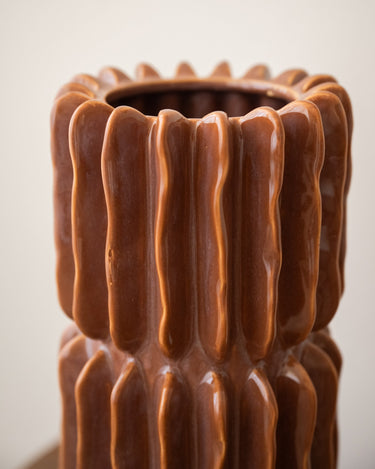 Large Deco Vase Pillar Terra - Things I Like Things I Love