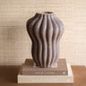 Large Deco Vase Serra Brown - Things I Like Things I Love