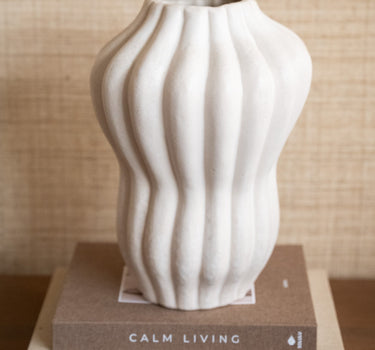 Large Deco Vase Serra Ceramic - Things I Like Things I Love