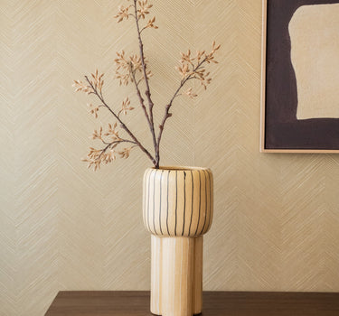 Large Deco Vase Tera Lines - Things I Like Things I Love