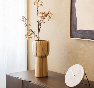 Large Deco Vase Tera Lines - Things I Like Things I Love