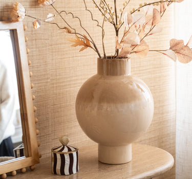 Large Deco Vase Zeleta Drip - Things I Like Things I Love