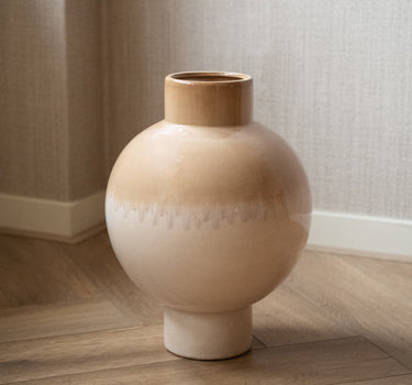 Large Deco Vase Zeleta Drip - Things I Like Things I Love