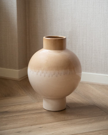 Large Deco Vase Zeleta Drip - Things I Like Things I Love