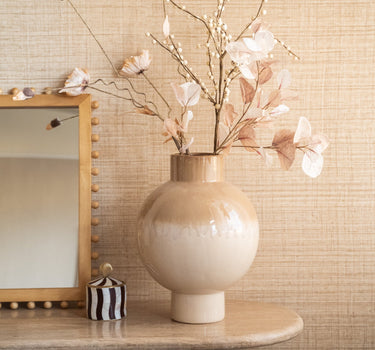 Large Deco Vase Zeleta Drip - Things I Like Things I Love