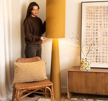 Large Floor Lamp Loft Bouclé - Things I Like Things I Love
