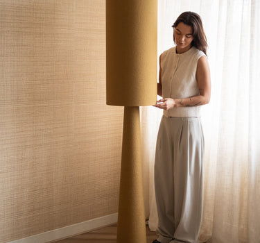 Large Floor Lamp Loft Bouclé - Things I Like Things I Love