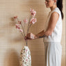 Large Hand - painted Deco Vase Sakura Flowers - Things I Like Things I Love