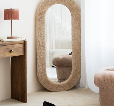 Large Mirror Kiss Teddy Beige - Things I Like Things I Love
