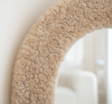 Large Mirror Kiss Teddy Beige - Things I Like Things I Love