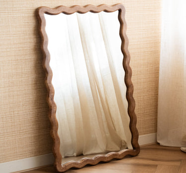 Large Mirror Ondine Mango Wood - Things I Like Things I Love