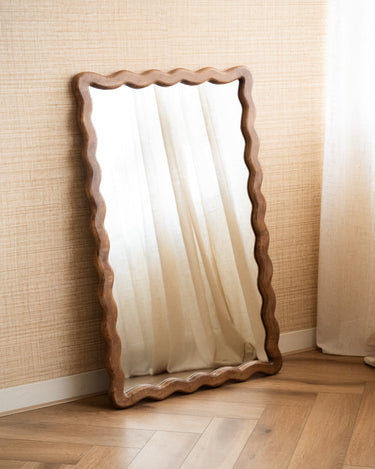 Large Mirror Ondine Mango Wood - Things I Like Things I Love