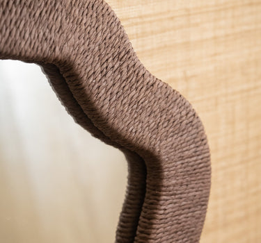 Large Mirror Ralph Wavy Brown - Things I Like Things I Love