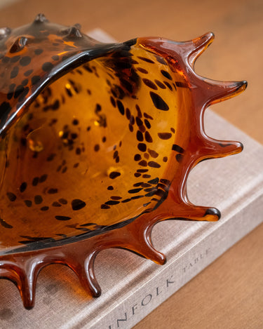 Large Ornament Shell Feline Glass - Things I Like Things I Love