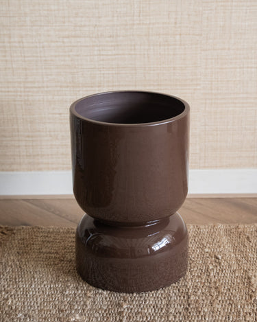 Large Planter Toval Brown - Things I Like Things I Love