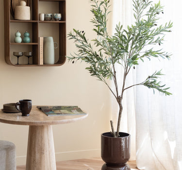 Large Planter Toval Brown - Things I Like Things I Love
