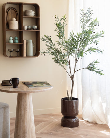 Large Planter Toval Brown - Things I Like Things I Love