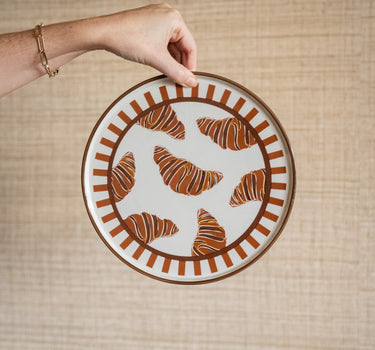Large Plate Croissant - Things I Like Things I Love