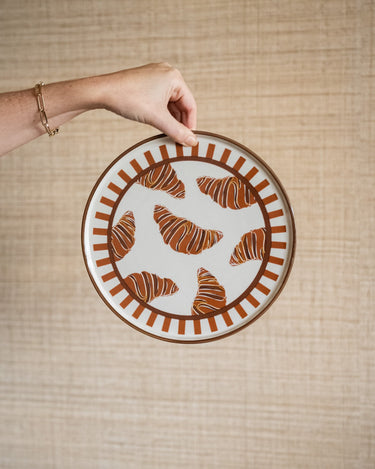 Large Plate Croissant - Things I Like Things I Love