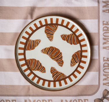 Large Plate Croissant - Things I Like Things I Love