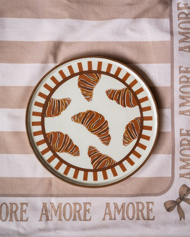 Large Plate Croissant - Things I Like Things I Love