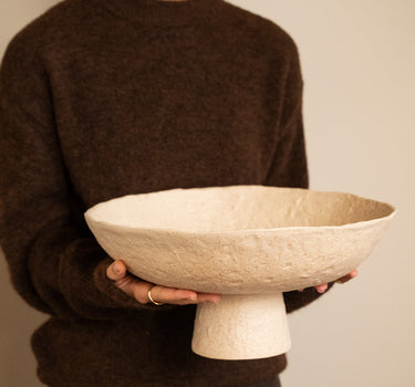 Large Serving Bowl Ato Beige - Things I Like Things I Love