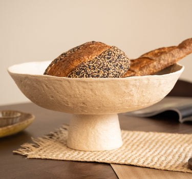 Large Serving Bowl Ato Beige - Things I Like Things I Love