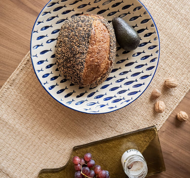 Large Serving Bowl Fish Blue - Things I Like Things I Love