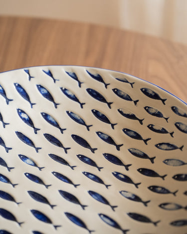 Large Serving Bowl Fish Blue - Things I Like Things I Love