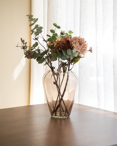 Large Vaas Glass Brown - Things I Like Things I Love