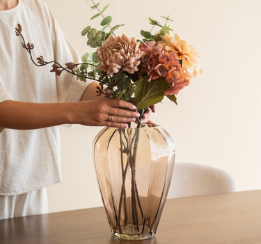 Large Vaas Glass Brown - Things I Like Things I Love