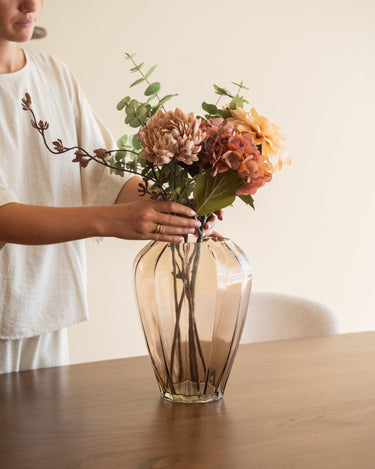 Large Vaas Glass Brown - Things I Like Things I Love