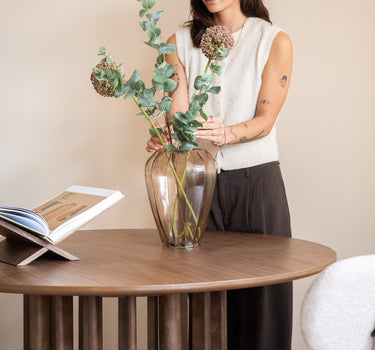 Large Vase Glass Brown - Things I Like Things I Love