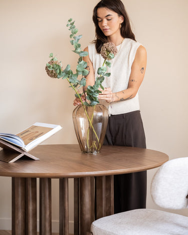 Large Vase Glass Brown - Things I Like Things I Love