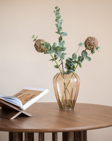 Large Vase Glass Brown - Things I Like Things I Love