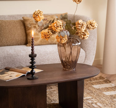 Large Vase Glass Brown - Things I Like Things I Love