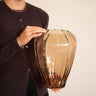 Large Vase Glass Brown - Things I Like Things I Love