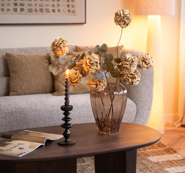 Large Vase Glass Brown - Things I Like Things I Love