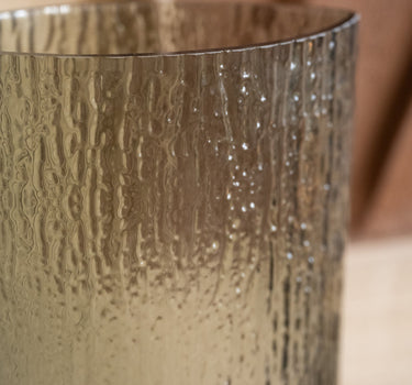 Large Vase Mila Glass Green - Things I Like Things I Love