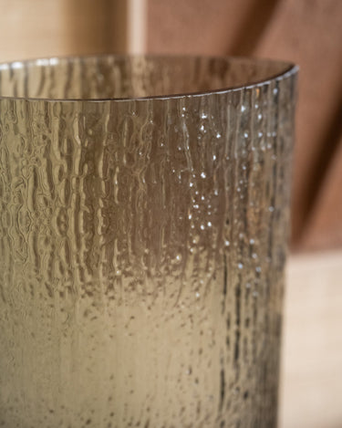 Large Vase Mila Glass Green - Things I Like Things I Love