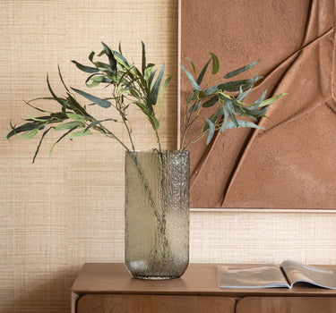 Large Vase Mila Glass Green - Things I Like Things I Love