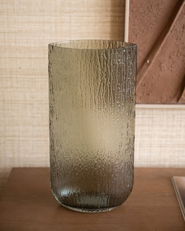 Large Vase Mila Glass Green - Things I Like Things I Love